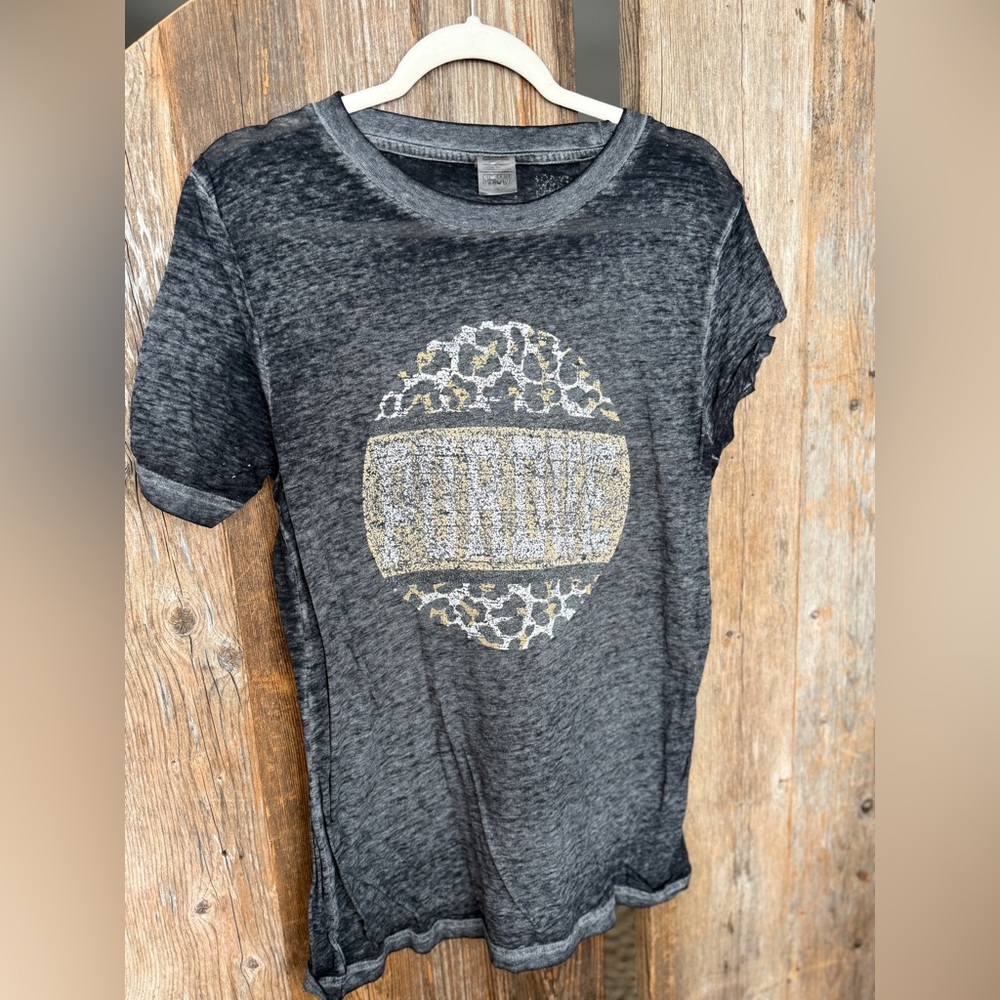 Purdue Charcoal Graphic Women's Tee